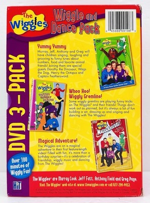 The Wiggles: Wiggle and Dance Pack - 3 DVD Set MINT Discs Yummy