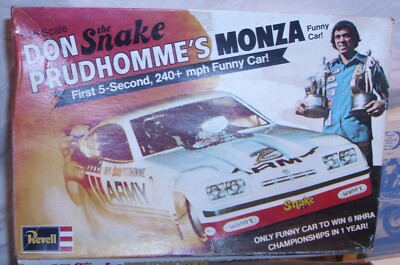 REVELL DON THE SNAKE PRUDHOMME MONZA FUNNY CAR MODEL KIT 1:25 H