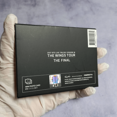 BTS 2017 THE WINGS TOUR Seoul The Final Official Mini Photo Card