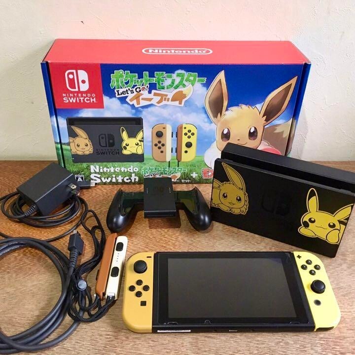 Nintendo Switch Pokemon Let's Go! Eevee Set Limited Console Joy