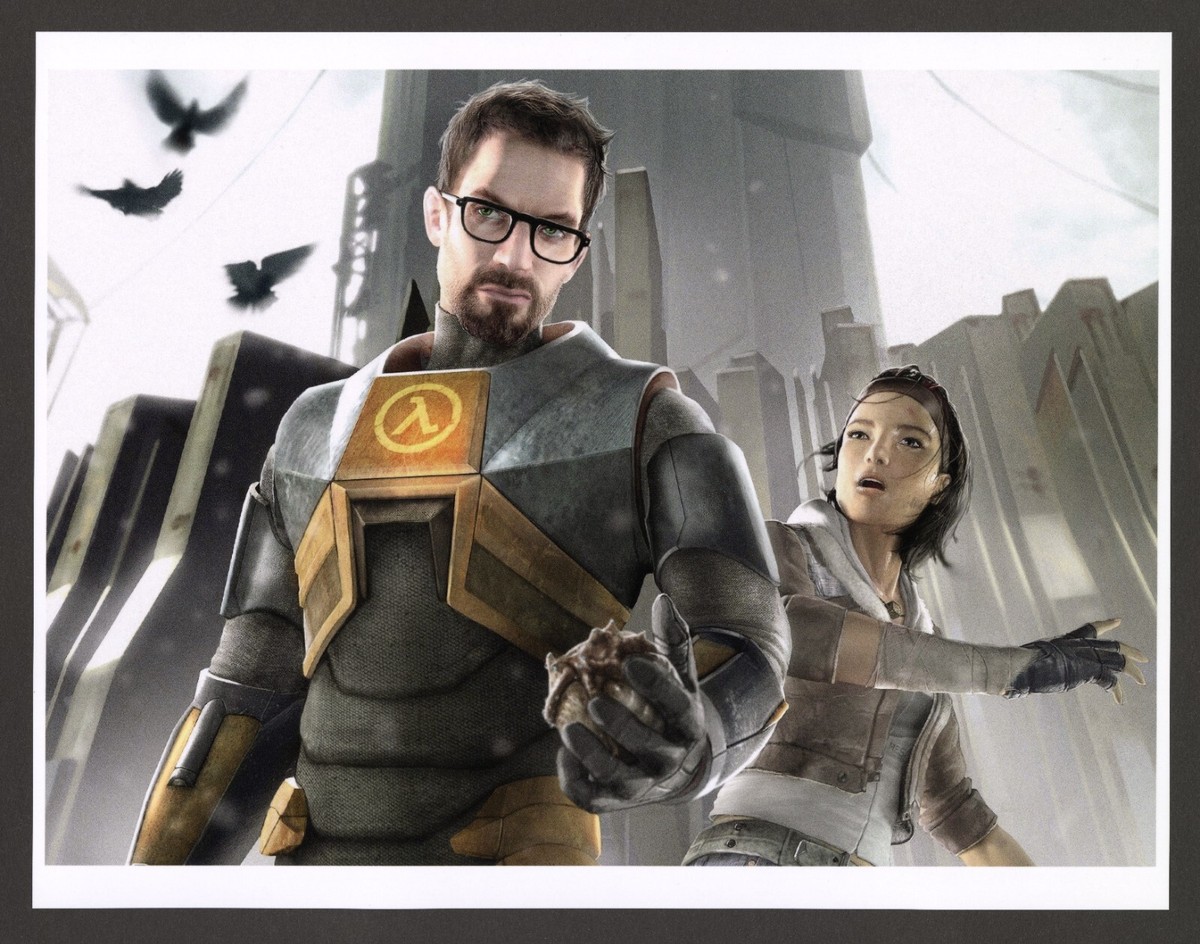 Half Life 2 Poster Wall Art Print 2004 FPS Game (Gordon Freeman