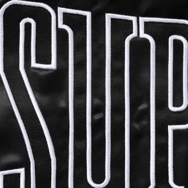 Supreme Satin Piping Pullover Black | eBay