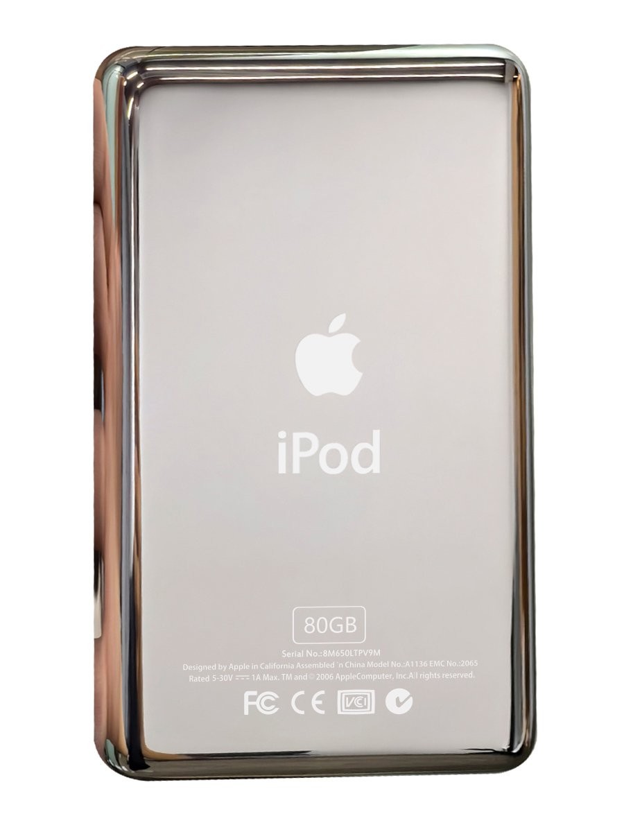 Replacement Back Plate Apple iPod Classic 5th 6th Gen Housing Rear