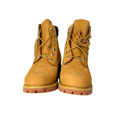 Timberland Men's 6-Inch Wide Premium Waterproof Boot, Wheat Nubuck