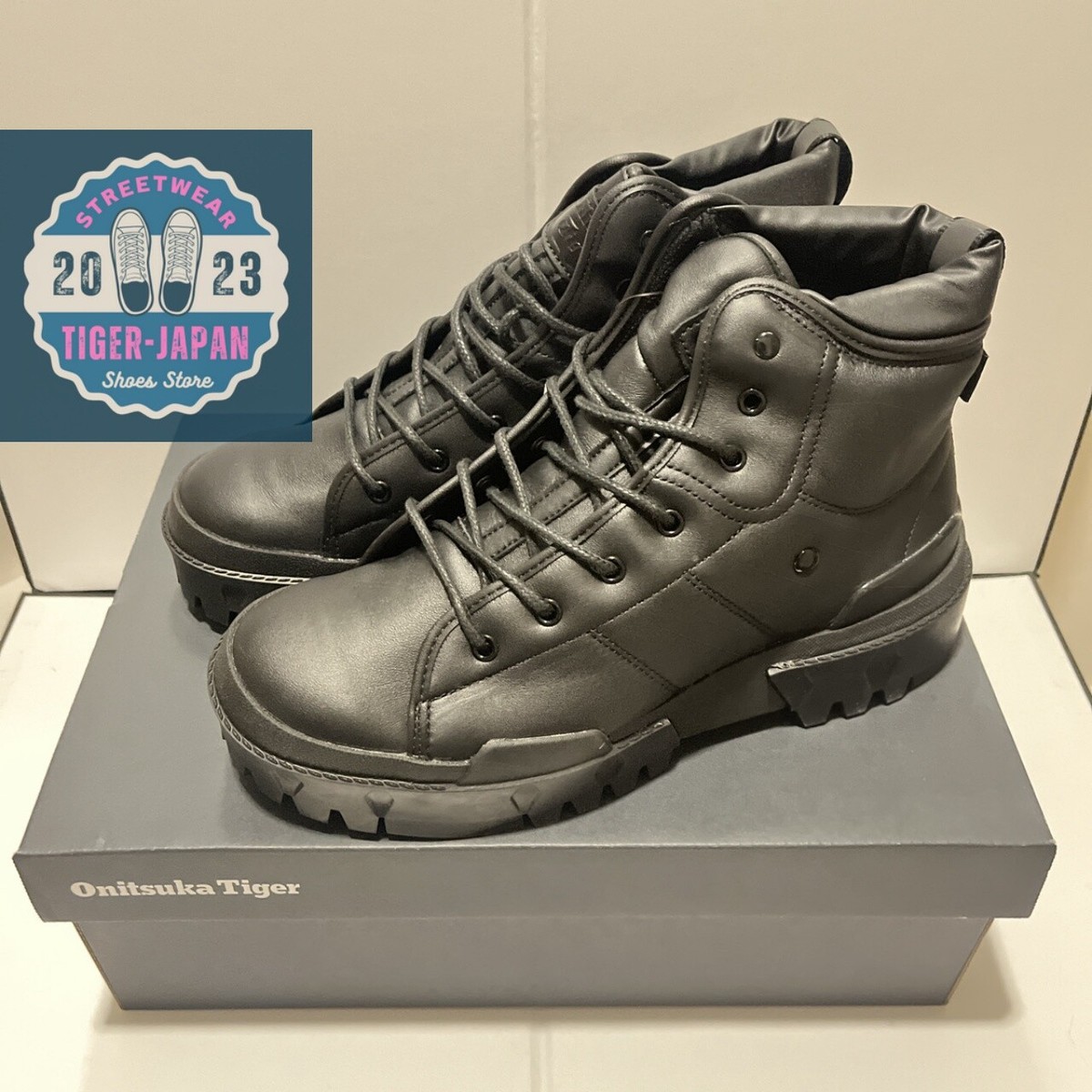 Onitsuka Tiger HMR PEAK G-TX 1183B995 001 BLACK Unisex Boots Shoes