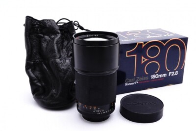 Excellent++ CONTAX Carl Zeiss Sonnar T* 180mm F/2.8 MMJ From Japan