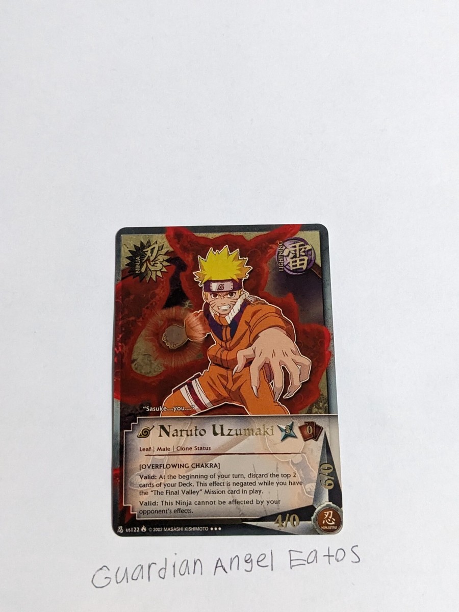 Naruto TCG CCG Naruto Uzumaki Card Super Rare Foil English Near