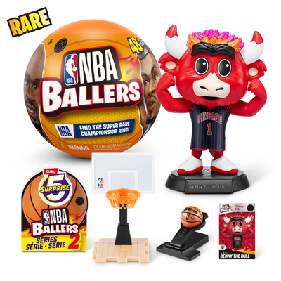 5 Surprise NBA Ballers Series 2 by ZURU, Licensed NBA Collectible