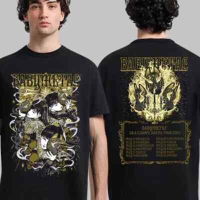 Babymetal Kon Kon Tee UK And Europe Arena Tour 2025 Two Sided