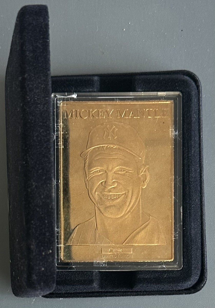 1995 MLB Bronze Limited Edition Mickey Mantle NY Yankees Baseball