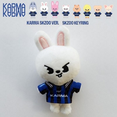 STRAY KIDS KARMA ALBUM SKZOO ver. KEYRING Leebit + PROFILE CARD