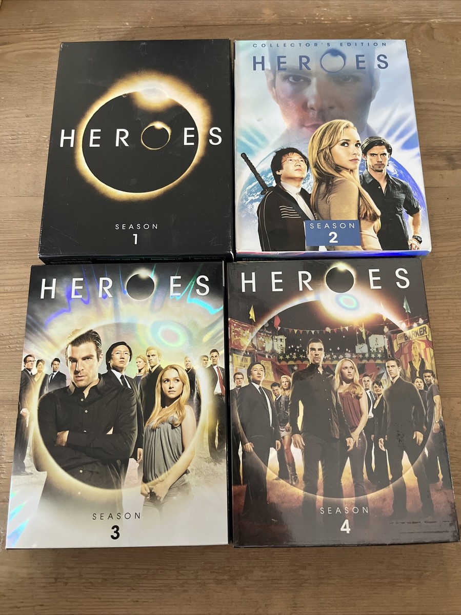 HEROES Season 1-4 NBC The Complete Edition 29 DVD Set TV Series