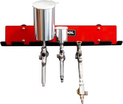 Omni Tool Multiple Spray Gun Holder – Holds 7 Guns Without Cups, 4