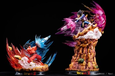 Tsume Art HQS Dragon Ball Z Goku Kaio-Ken VS Vegeta Galick Gun 1/6