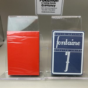 Red Fontaine Playing Cards | eBay