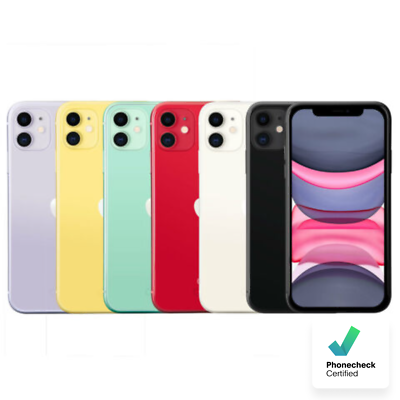 Apple iPhone 11 64GB 128GB 256GB - Unlocked - All Colors - VERY