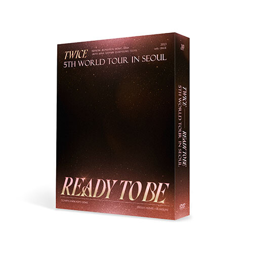 TWICE - 5TH WORLD TOUR [READY TO BE] IN SEOUL DVD/Blu-ray JYP POB