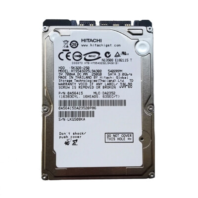 Hitachi 250GB HTS543225L9A300 5400RPM SATA 2.5