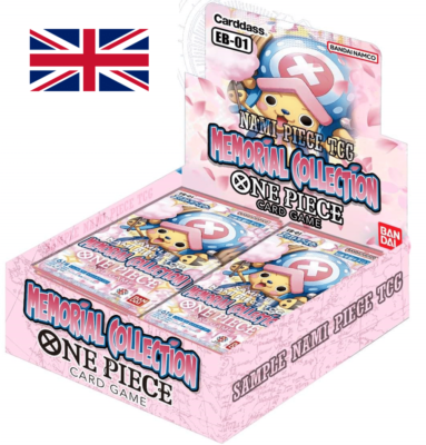 One Piece TCG Box EB01 Memorial Collection EB1 EB-01 ENG Ready to