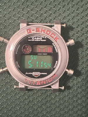 CASIO G SHOCK FROGMAN DW 8200 TITANIUM DIVERS WATCH (NO BEZEL-NO