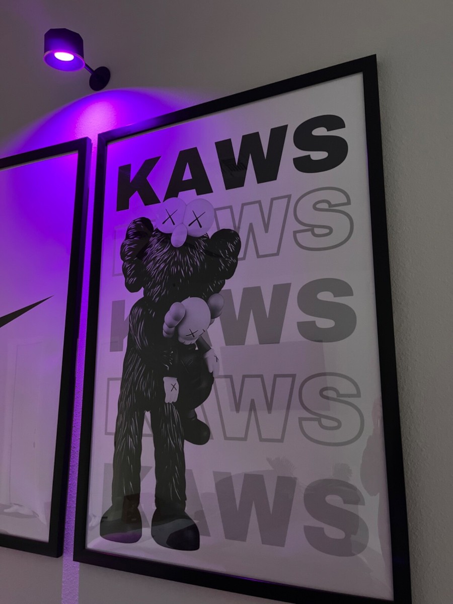 Brand New Framed KAWS posters 24 x 36 | eBay