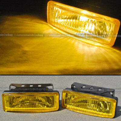 For Lucerne 5 x 1.75 Square Yellow Driving Fog Light Lamp Kit W
