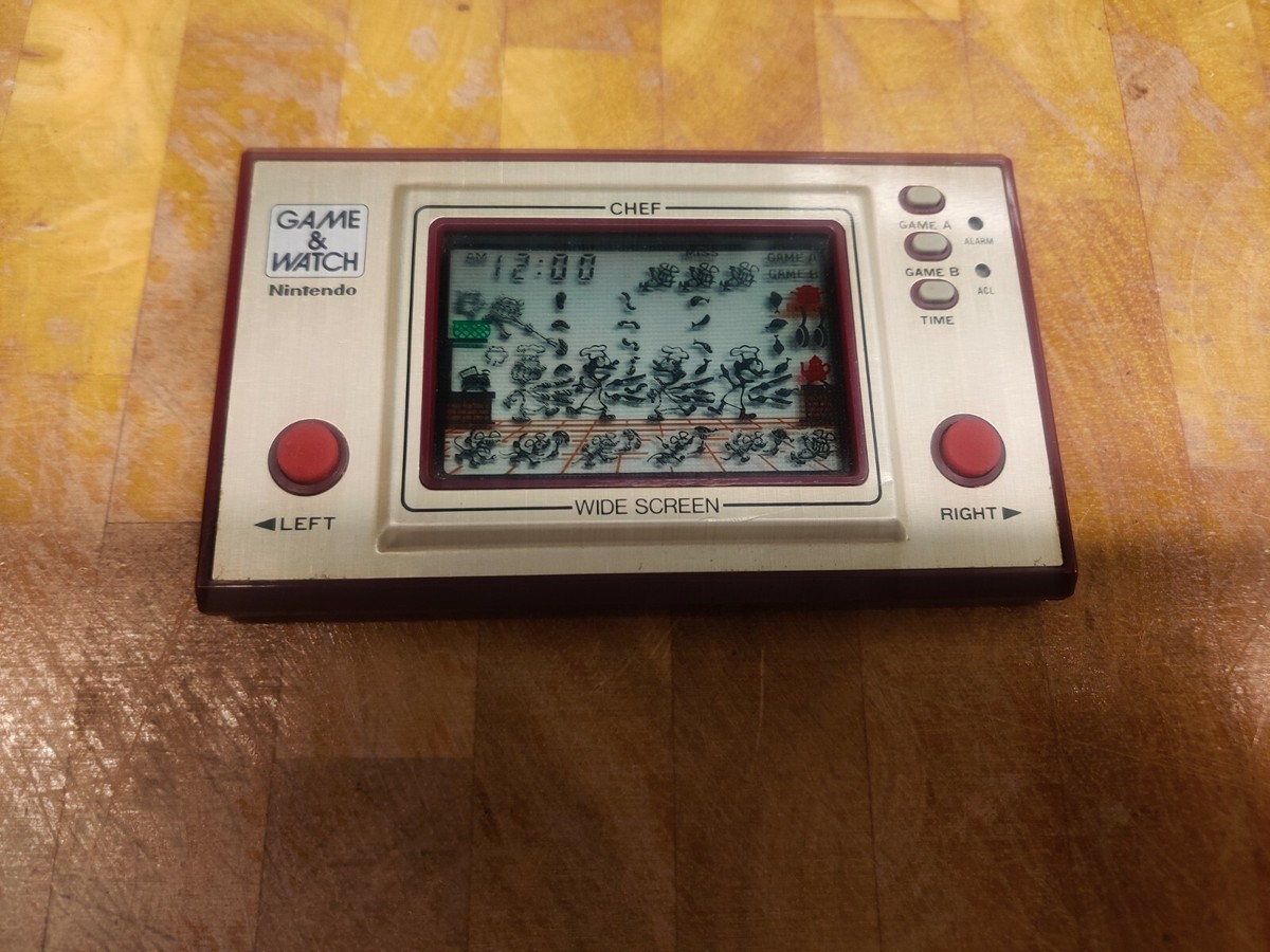 Super rare!! **CHEF** FP-24 NINTENDO GAME AND WATCH | eBay