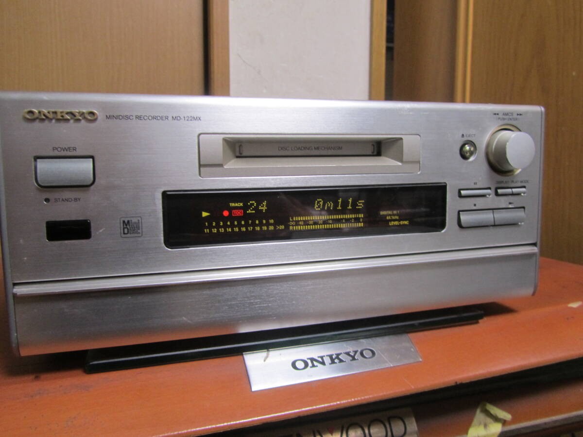 整備済み」ONKYO ONKYO MD-122MX 動作・状態良好 液晶鮮明 MD-122MX MD