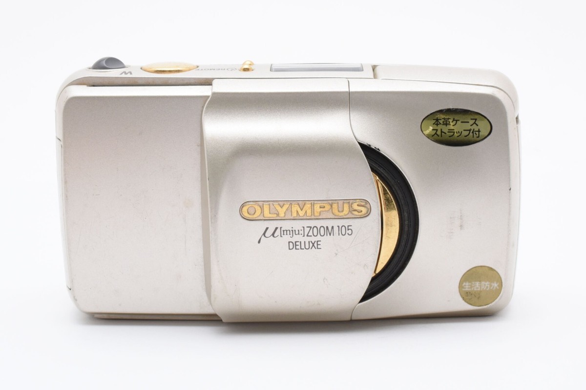 Near MINT -] Olympus μ mju Zoom 105 Deluxe Point & Shoot Film