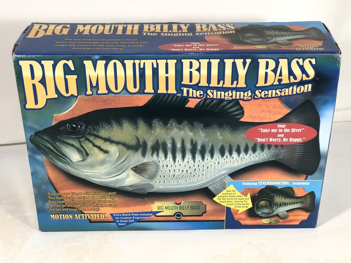 Vintage Big Mouth Billy Bass The Singing Sensation 1999 Gemmy NEW