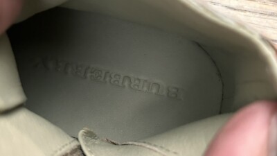 Burberry Children Toddler High Top Sneakers Check Canvas Red