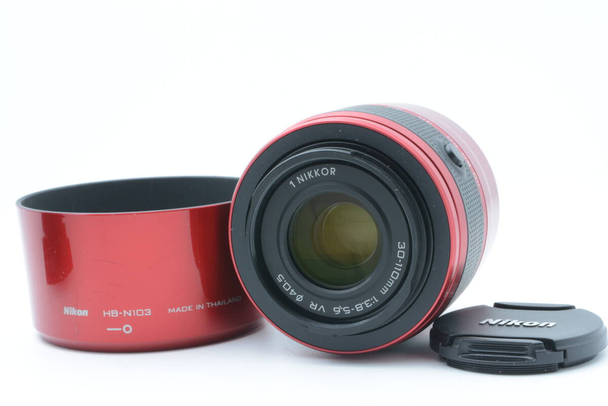 Nikon 1 NIKOR 30-110mm f/3.8-5.6 VR Camera Lens Red From Japan