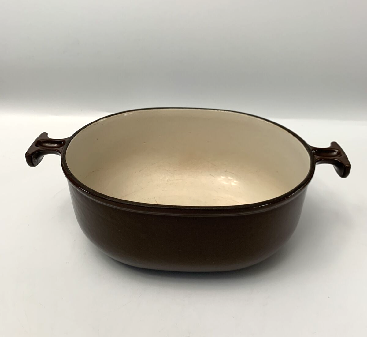 Vintage Le Creuset Enzo Mari La Mama Enameled Cast Iron #21 Oval