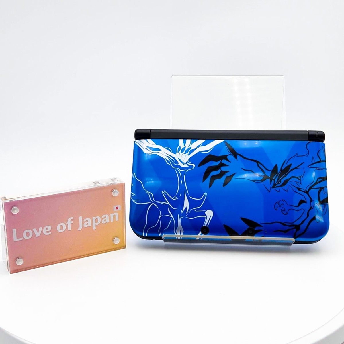 3DS LL X & Y Xerneas Yveltal Blue Console Japanese ver Good