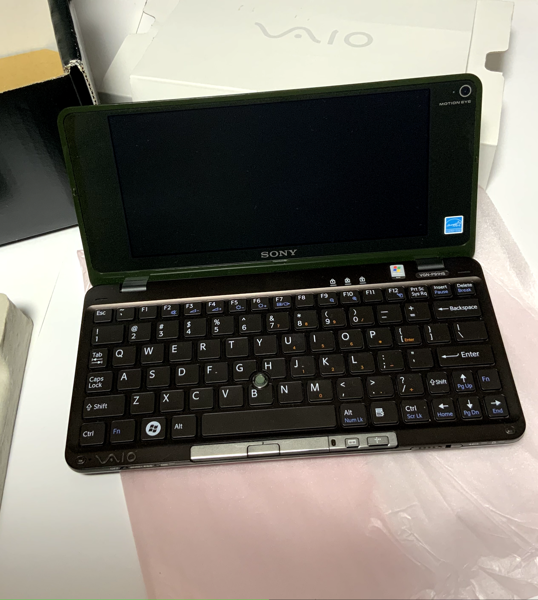 SONY VAIO type P VGN-P91HS Pocket Style PC Layered Peridot Intel