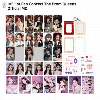 IVE 1st Fan Concert The Prom Queens Official MD Photocard Binder