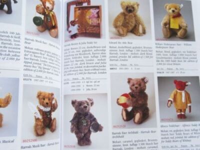 Steiff Sortiment 1947 - 2003 Teddy Bear all-color collection of
