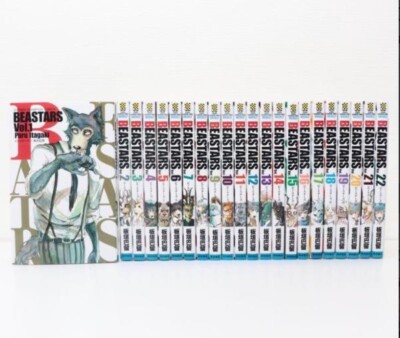 Language: Japanese BEASTARS Vol.1-22 Edition Comic Manga Lot