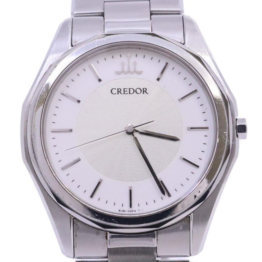 SEIKO CREDOR SIGNO GCAR043 8J81-0AF0 Quartz White Dial Bracelet