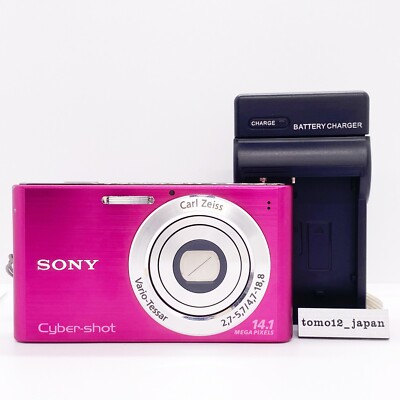 SONY Cyber-shot DSC-W320 Pink Digital Camera 14.1 MP 3.0x Japanese