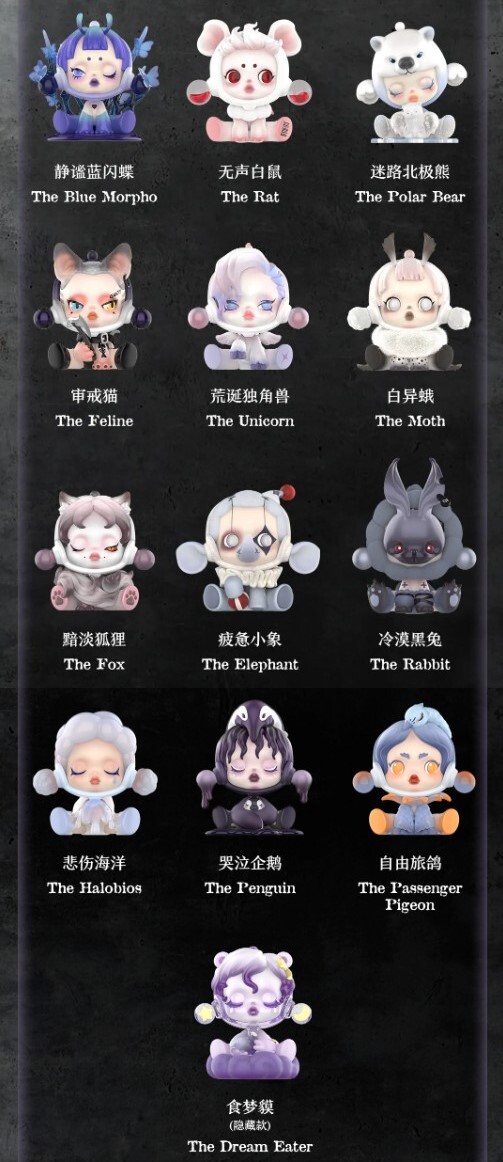 Original Skullpanda The Mare of Animals Series Blind Box Confirmed