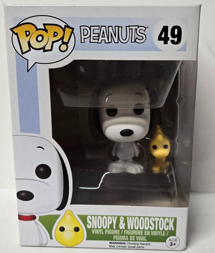 FUNKO POP SNOOPY with WOODSTOCK #49 49 PEANUTS NEW NRFB