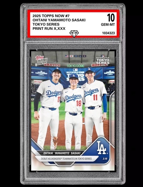 2025 Topps Now - Tokyo Series Shohei Ohtani, Yoshinobu Yamamoto