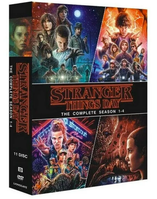 Stranger Things: The Complete Seasons 1-4 (DVD, 11-Disc, Box-Set