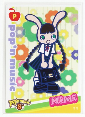 Pop'n Music Card PD19N018 Mimi KONAMI Japan Game Character | eBay