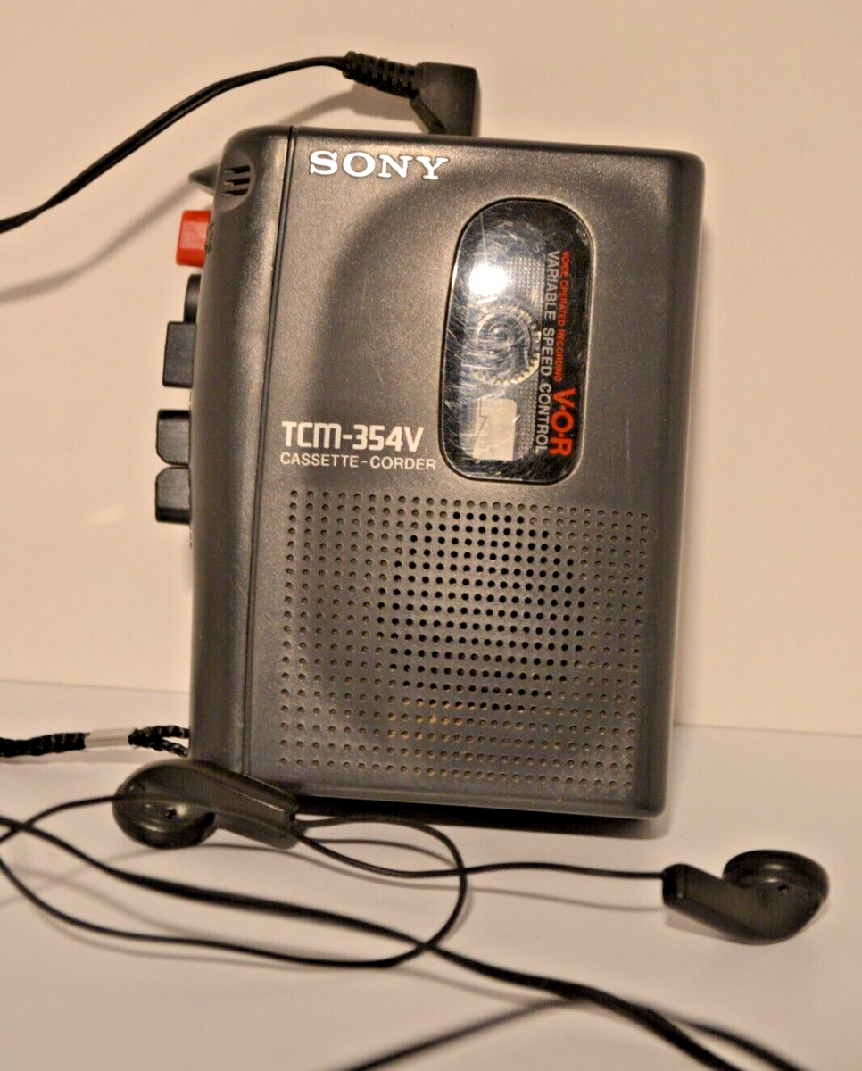 Sony TCM-354V Cassette-Corder - TESTED/WORKING | eBay