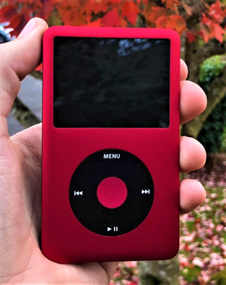 ROCKBOX 512GB SD OEM IPOD CLASSIC RED! 6TH GEN! METAL FRONT+ LOT