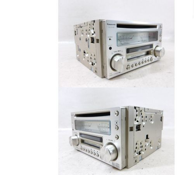 Junk Panasonic CQ-VX5500D CD MD Mini Disc Player Car Audio Silver