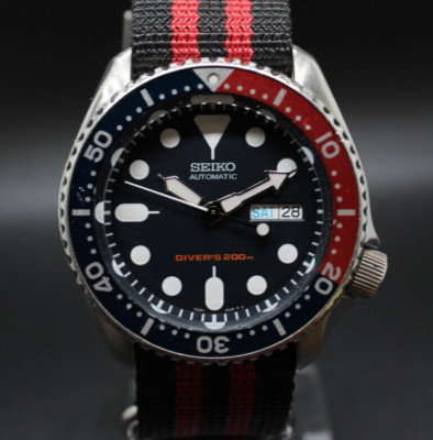 SEIKO Automatic 200m SCUBA DIVERS 7S26-0020 Pepsi Diver With