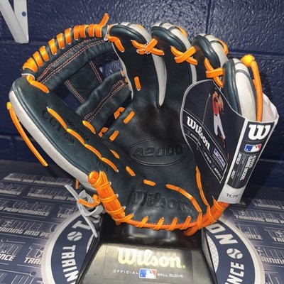 Wilson WTA20RB19CC1GM Baseball Glove - Grey/Navy/Orange for sale